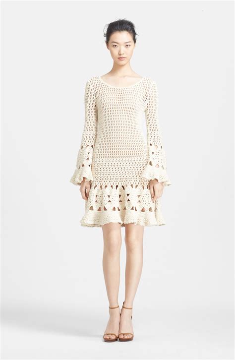 michael kors crochet dress|Hand.